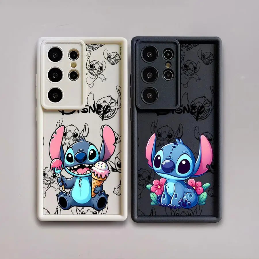 Case For Samsung S23 S24 S22 Ultra S20 FE S21 Plus Angel Eye Ladder Shockproof Phone Cover Silicone Shell Cartoon Cute Sitich image 6