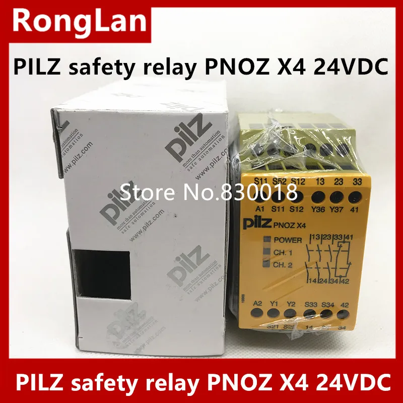 New original authentic PILZ safety relay PNOZ X4 24VDC 3n / o 1n / c spot 774730