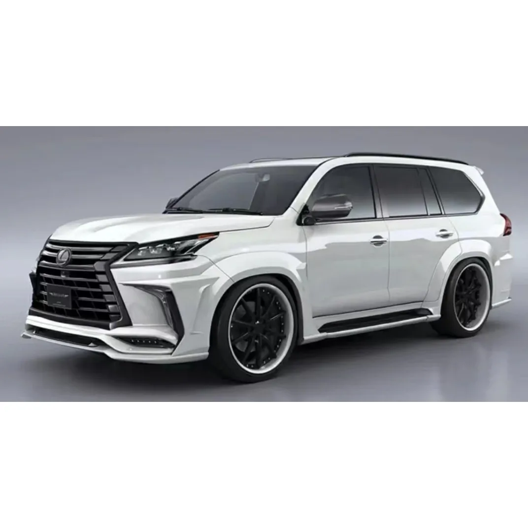 

Высококачественный Комплект кузова бампера автомобиля для Lexus LX570 2016-2019 до ARTISAN, маленький комплект включает передний задний диффузор, exhasut труба