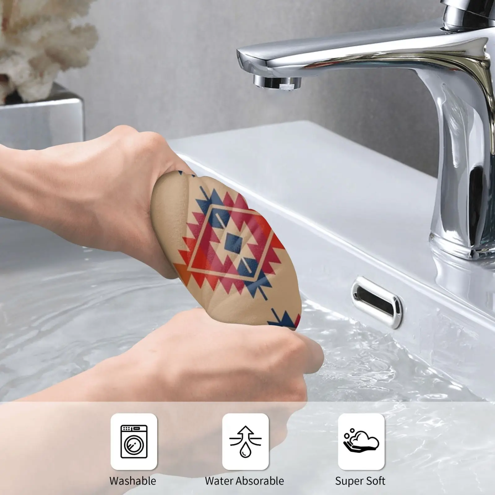 Daryl's Poncho Custom Towel Bath Towel Daryl Dixon Twd The Walking Dead Poncho Geometrical Pattern Navajo