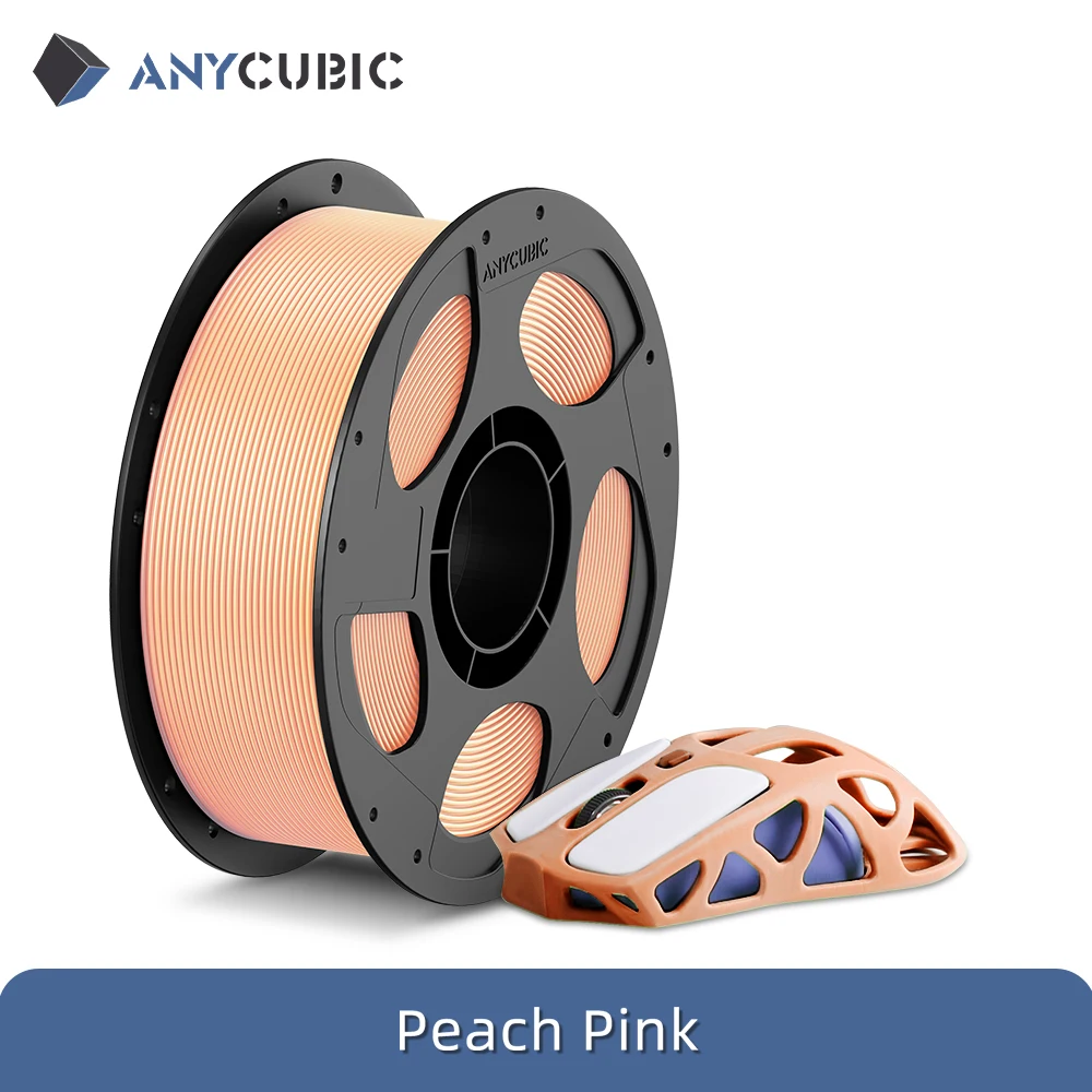 ANYCUBIC 3D-printerfilament 1,75 mm PLA-filament 1 kg / rol 9 kleuren nette spoel geen bubbel geen aansluiting voor 3D-printer Mega-S Chiron