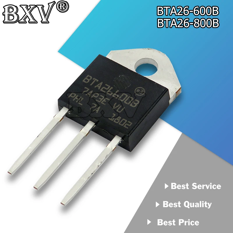 10PCS/LOT BTA26-600B BTA26600B BTA26-600 BTA26-800B BTA26800B TO-3P