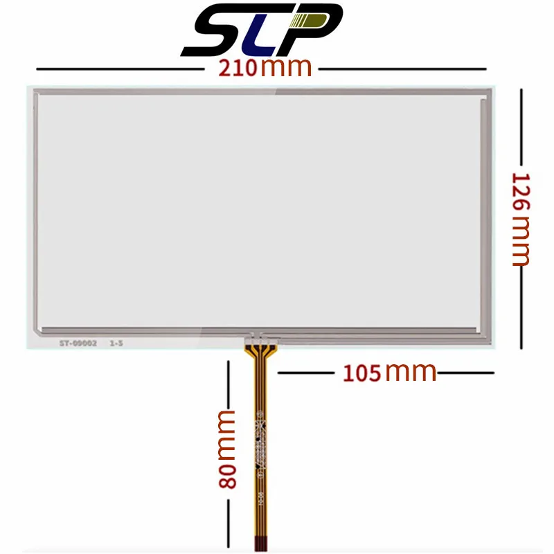 

Touch Screen for GPS Resistance Handwritten Panel, Glass Digitizer, HSD090IDW1, AT090TN10, AT090TN12, 9''Inch , 210mm * 126mm