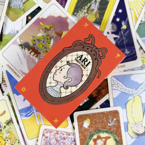 1pc ARI Tarot Deck Cards Entertainment Card Family Gathering Divination Oracle Board Playing Game Cards