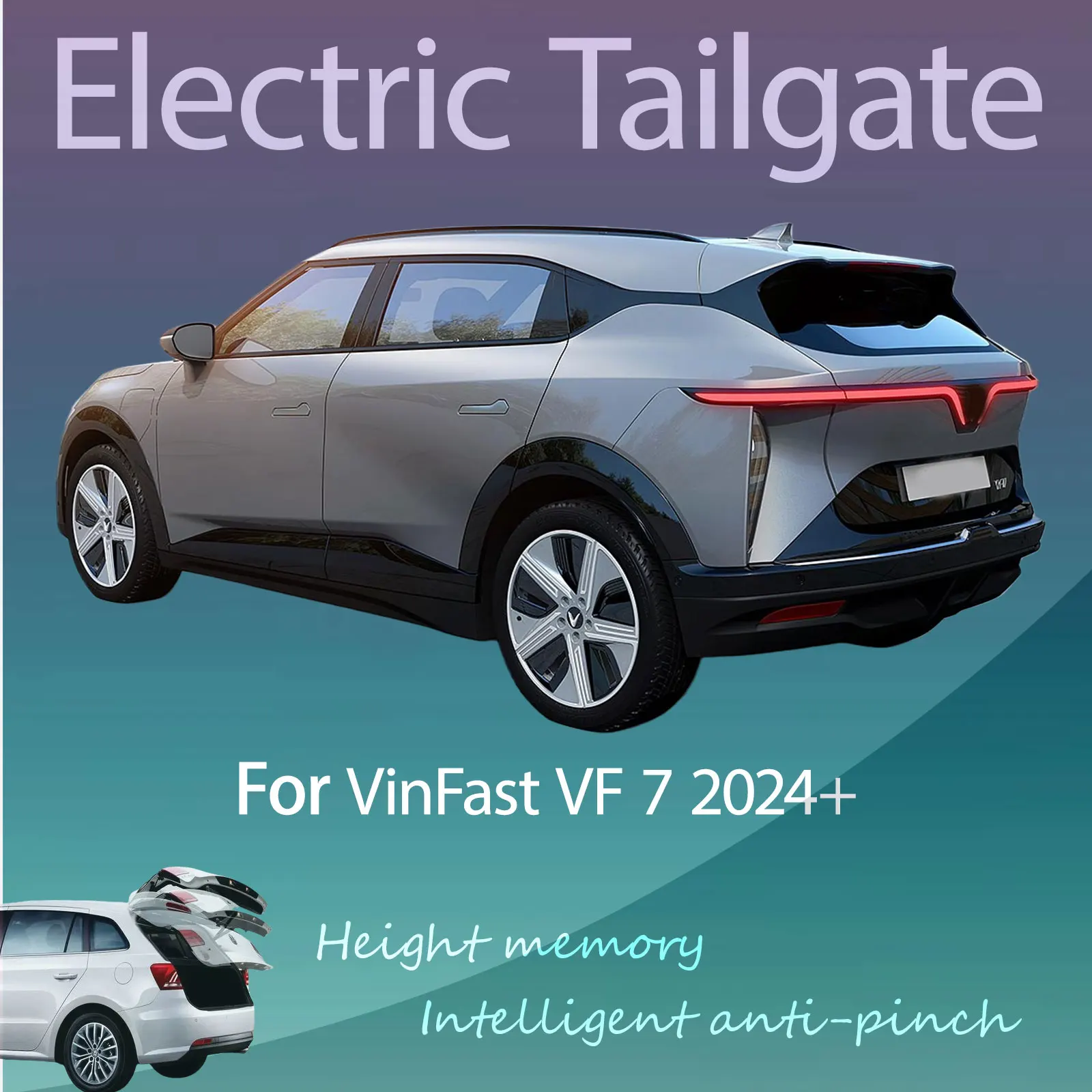 لـ VinFast VF 7 2024+ الباب الخلفي الكهربائي مع مستشعر صندوق السيارة ومضاد للقرصة وارتفاع الذاكرة تشغيل ذكي #1