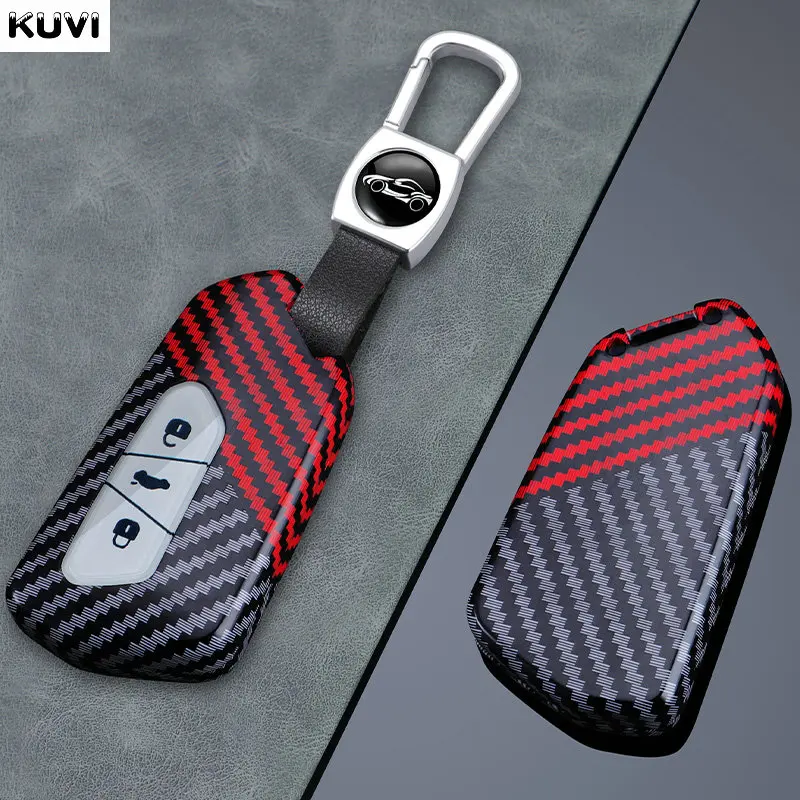 Etui na kluczyk samochodowy ABS Carbon do VW Volkswagen ID.3 ID.4 Golf 8 2022 2023 MK8 Cupra Skoda Octavia SEAT Leon MK4 Formento