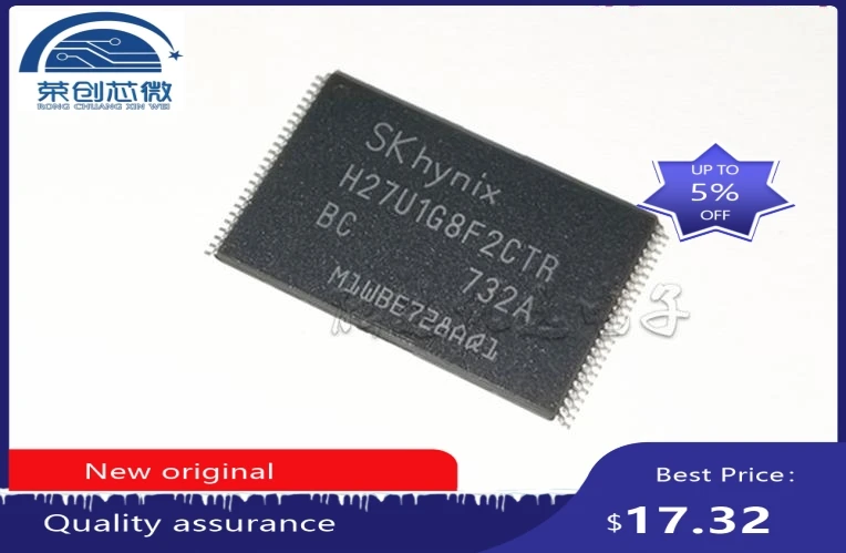 

2 PCS - 5 PCS - 10 PCS 100% new original H27U1G8F2CTR-BC TSOP-48 Memory chip H27U1G8F2CTR BC