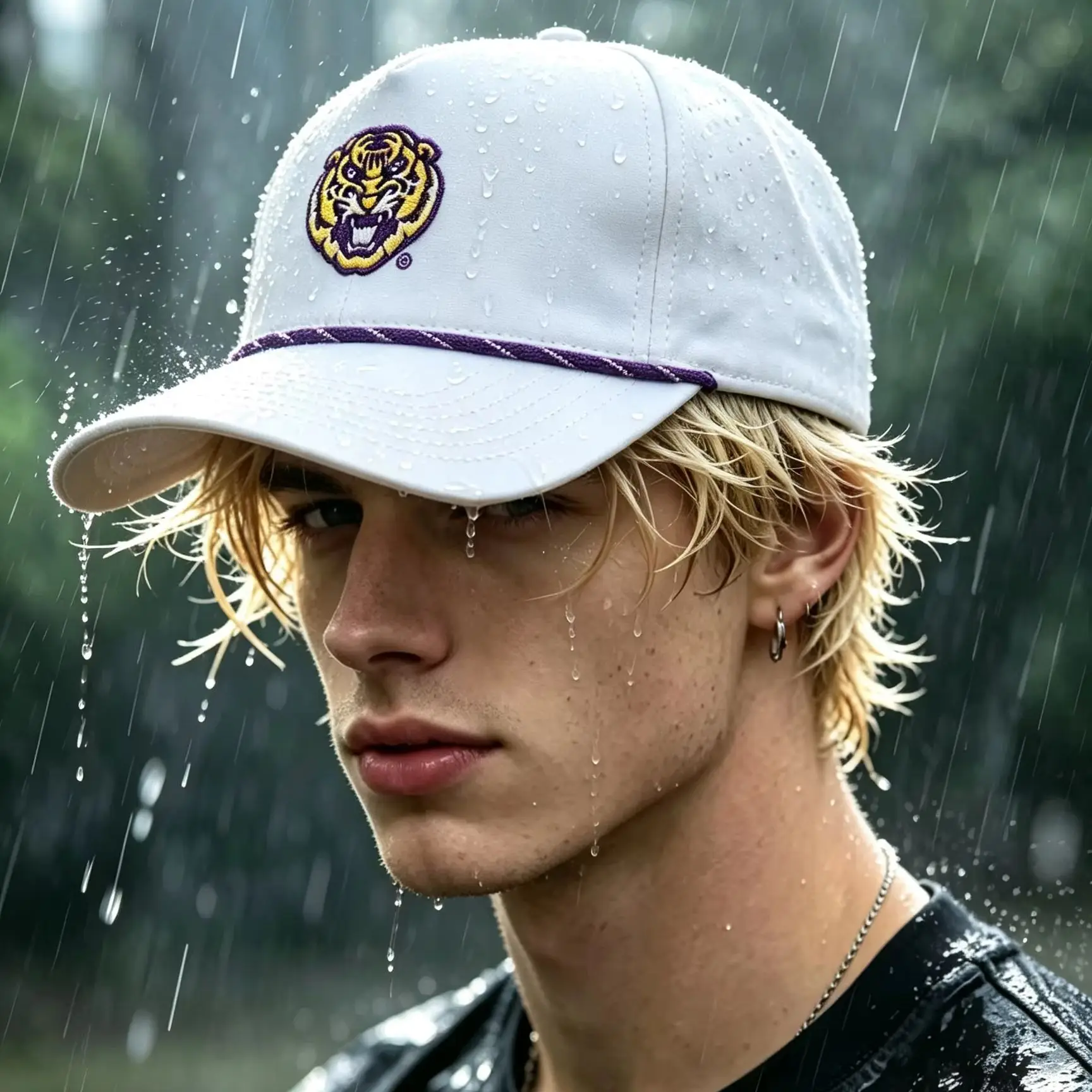 Men's Waterproof Breathable Camping Hat Green Color Baseball Cap Truck Driver Golf Cap