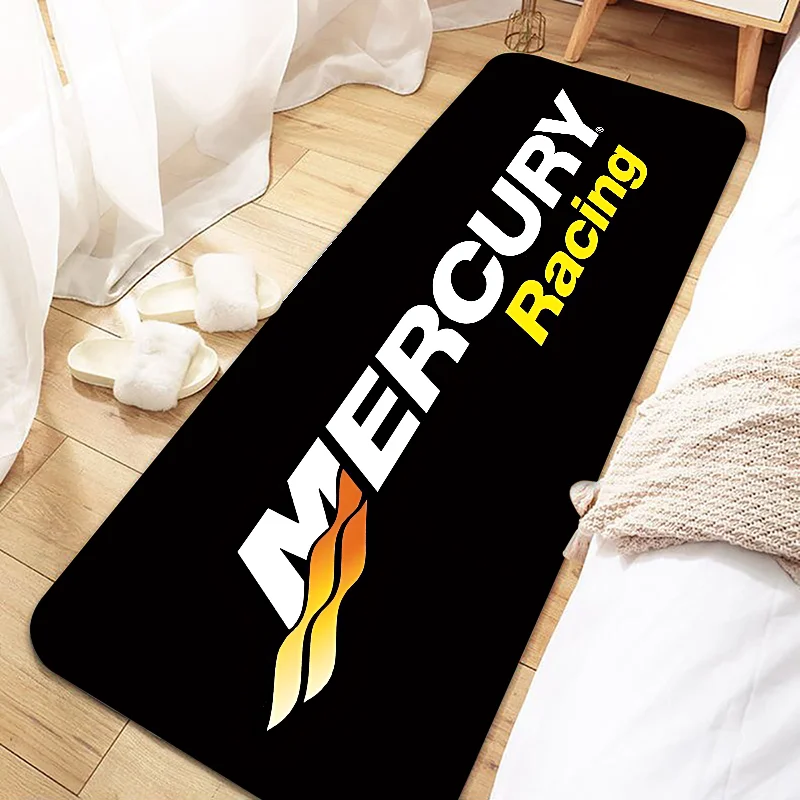 Mercury Racing-felpudo antideslizante para puerta de entrada, alfombra lavable para cocina, sala de estar, pasillo, Baño