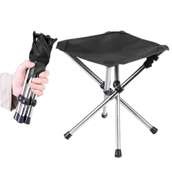 Outdoor Folding Camping Tripod Stools Portable Fishing Stool Foldable Chair Beach Small Tripod Stool For Campe Fishing Supplies