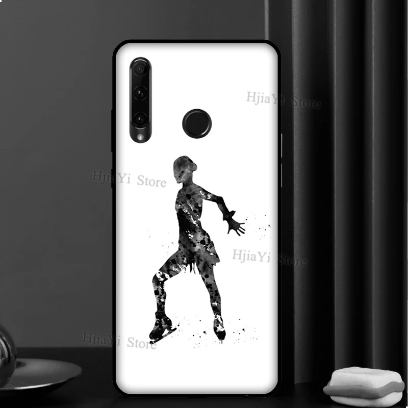 Figure Skating Ice Skating Phone Case For Honor Magic 5 4 Lite 50 70 90 8X 9X 10 Lite X6 X7 X8 X9 X8a X9a Back Cover