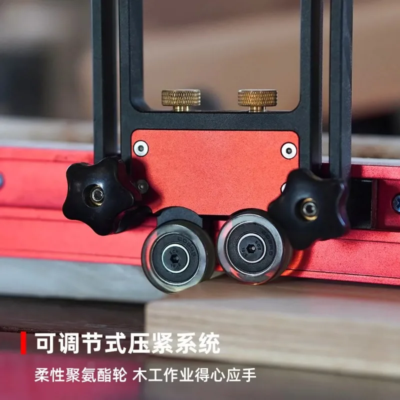 Woodworking Feather Board Press Wheel Hold Down Safety Tool For Table Saw Circular Saw Band Saw Sliding Panel Cutting