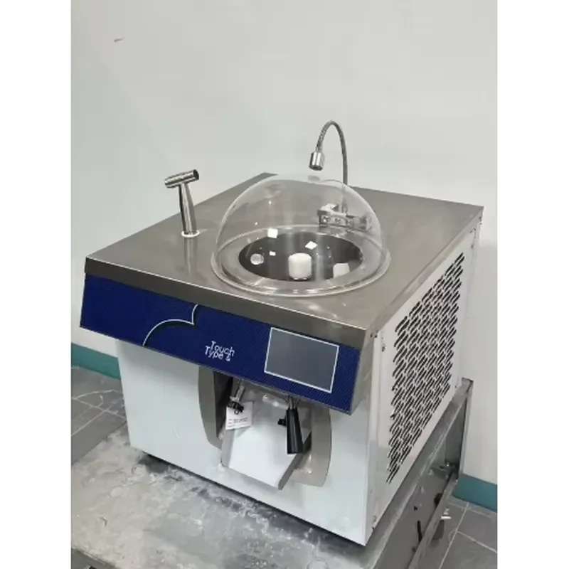 CE Certificate 30L/H Vertical Batch Freezer Night Keep Fresh All One Countertop Gelato Hard Ice Cream Machine 1800W Single