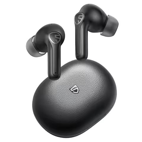 SoundPEATS T3 pro Fones de ouvido sem fio com cancelamento de ruído ativo Bluetooth V5.4 com 4 microfones, driver de 12 mm, conexão multiponto