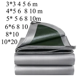 Large Tarp Customized 3*3 4 5 6 4m×4 5 6 8 10 20m Waterproof Garden Rain Cover Tarpaulin Uv Block Sun Shade Sail Backyard Awning