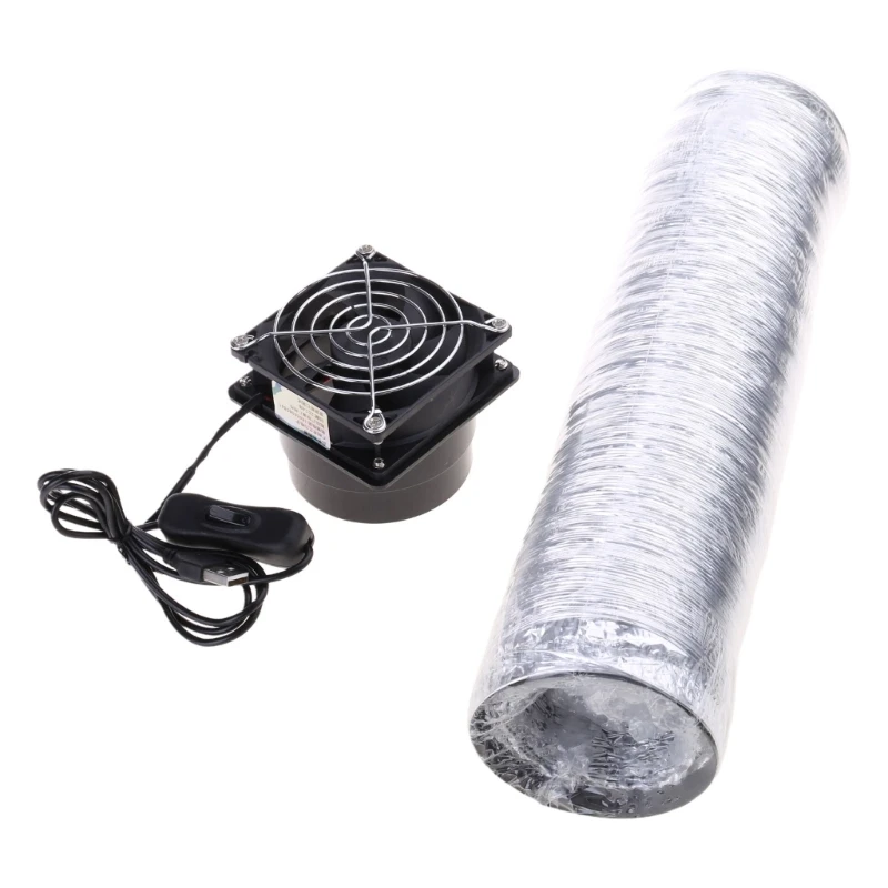 Compact and Portable Fume Extractor Fan with Duct Pipe and Ventilation Tubing