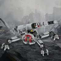 MOC 451PCS Anti-Armor Cannon Military Series Weapon Wars DIY Educational Toys For Child Building Blocks Movie Christmas Gifts