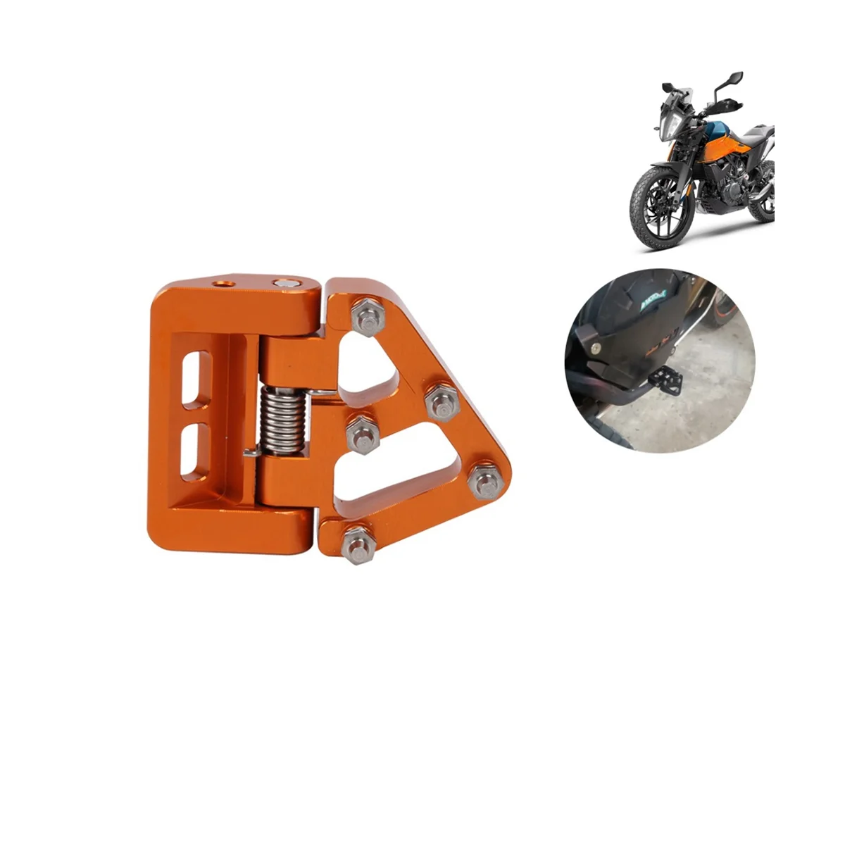 Motorfiets Opvouwbare Achterrempedaal Stap Tip Plaat Voor Ktm 125 200 250 300 500 Exc Xc Xcf Xcf Sx Sxf Excf Tpi