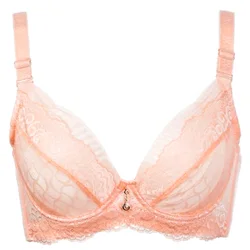 Floral Thin Lace Bras For Women Underwear Lingerie Tops Deep V Sexy Bra Big Plus Size Brassiere