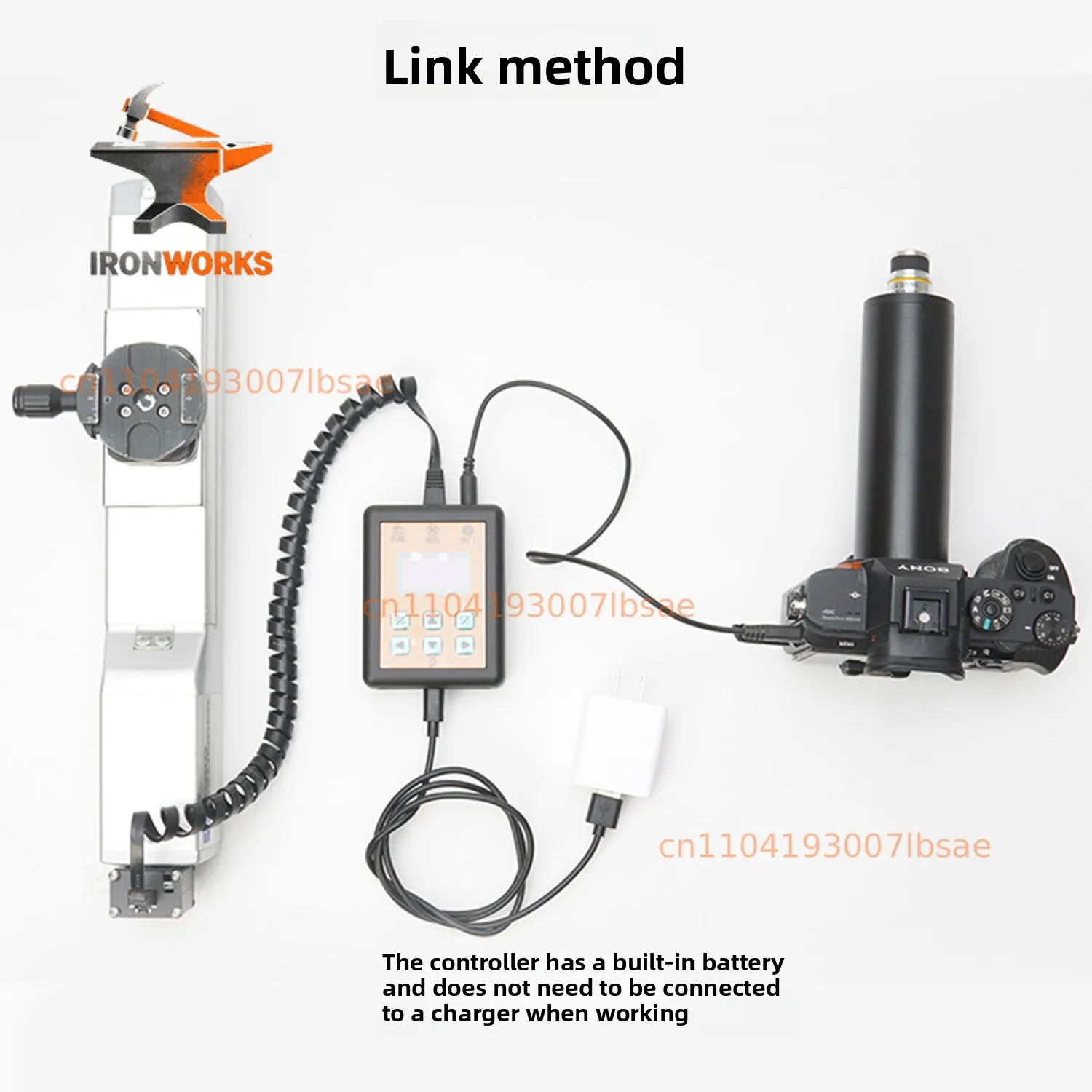 Macro stacked stepper motor slide rail controller system, simple and professional