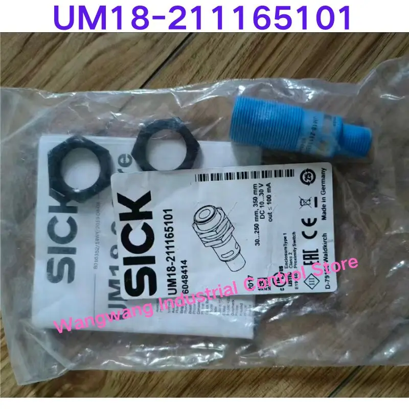 Brand-new  Ultrasonic sensor UM18-211165101, item number 6048414, UM18-211161101， Order number 6048412