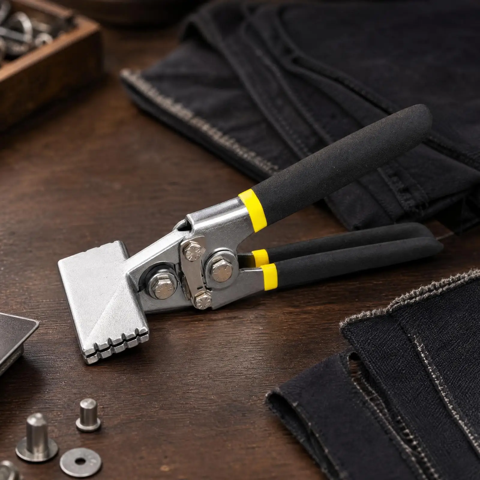 45 Steel Bending Pliers for Metal Panel Folding and Crimping with Serrated Grip Jaws Professional Tool
