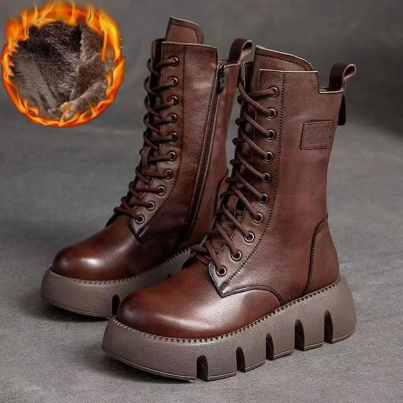 Women\'s Motorcycle Boot Women Boots With Side Zips Soft Motorcycle Boot Birthday Christmas Gift For Girlfriend Mother Wife