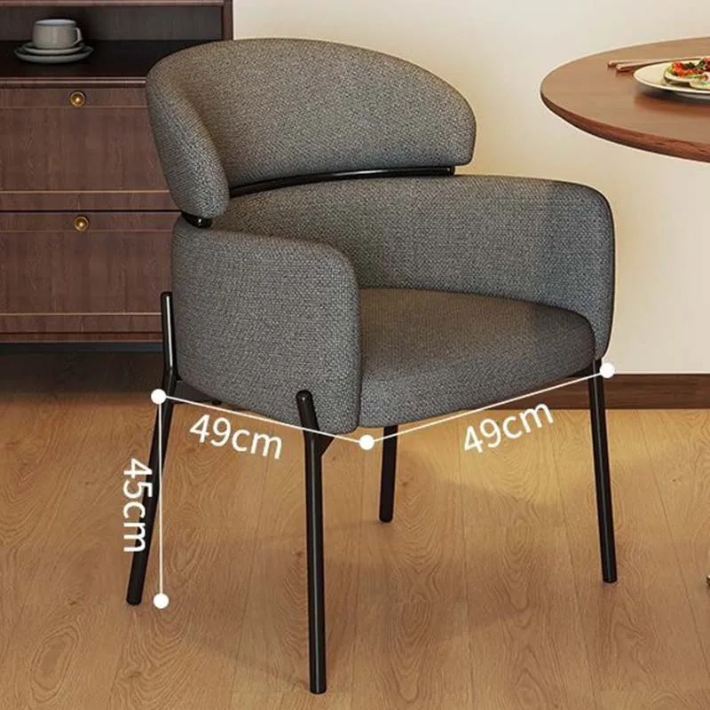 Armrest Designer Dining Chairs Italian Stylish Gaming Living Room Dining Chairs Office Pliable Eet Kamerstoelen Furniture Home