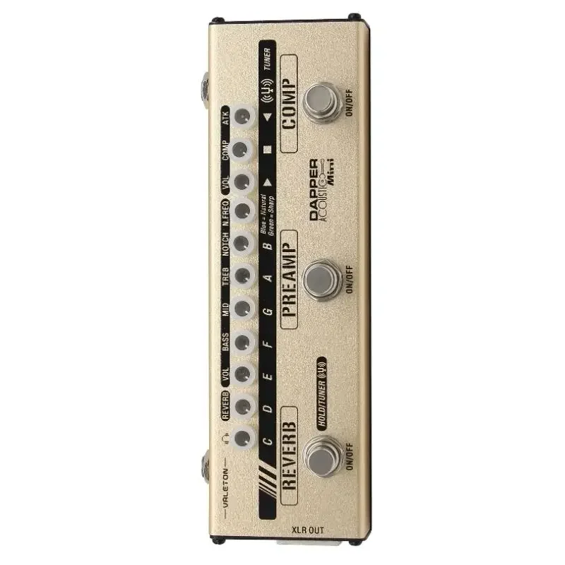 Valeton electric box Di box pre-stage acoustic guitar effects, folk group integrated single block compression reverb dapper