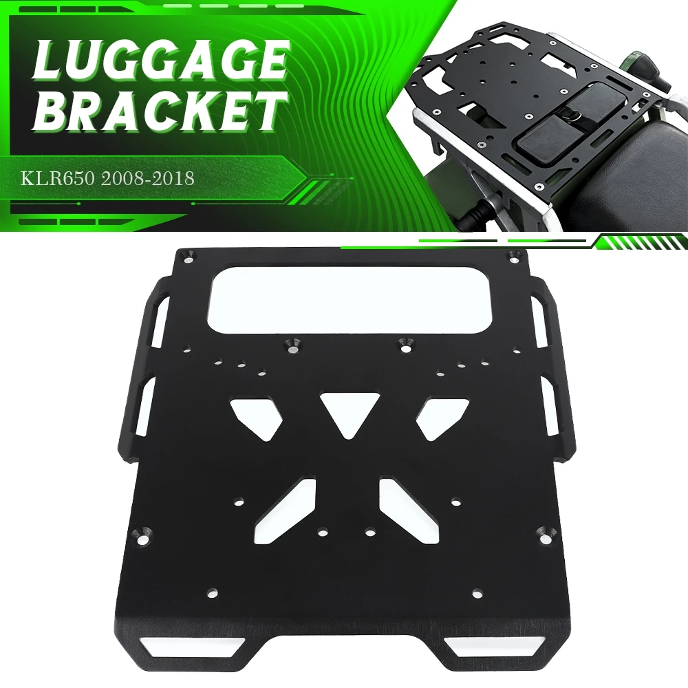 

For Kawasaki KLR650 2008-2018 Motorcycle Luggage Bracket Seat Rack Carrier Plate Shelf Cargo Tail Bracket Accessories KLR 650