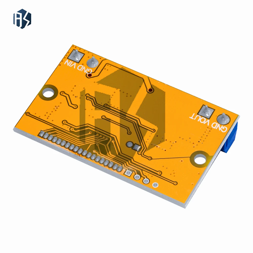 1 peça display duplo dc 5-23v a 0-16.5v 3a max step down fonte de alimentação conversor buck ajustável lcd regulador de tensão step-down