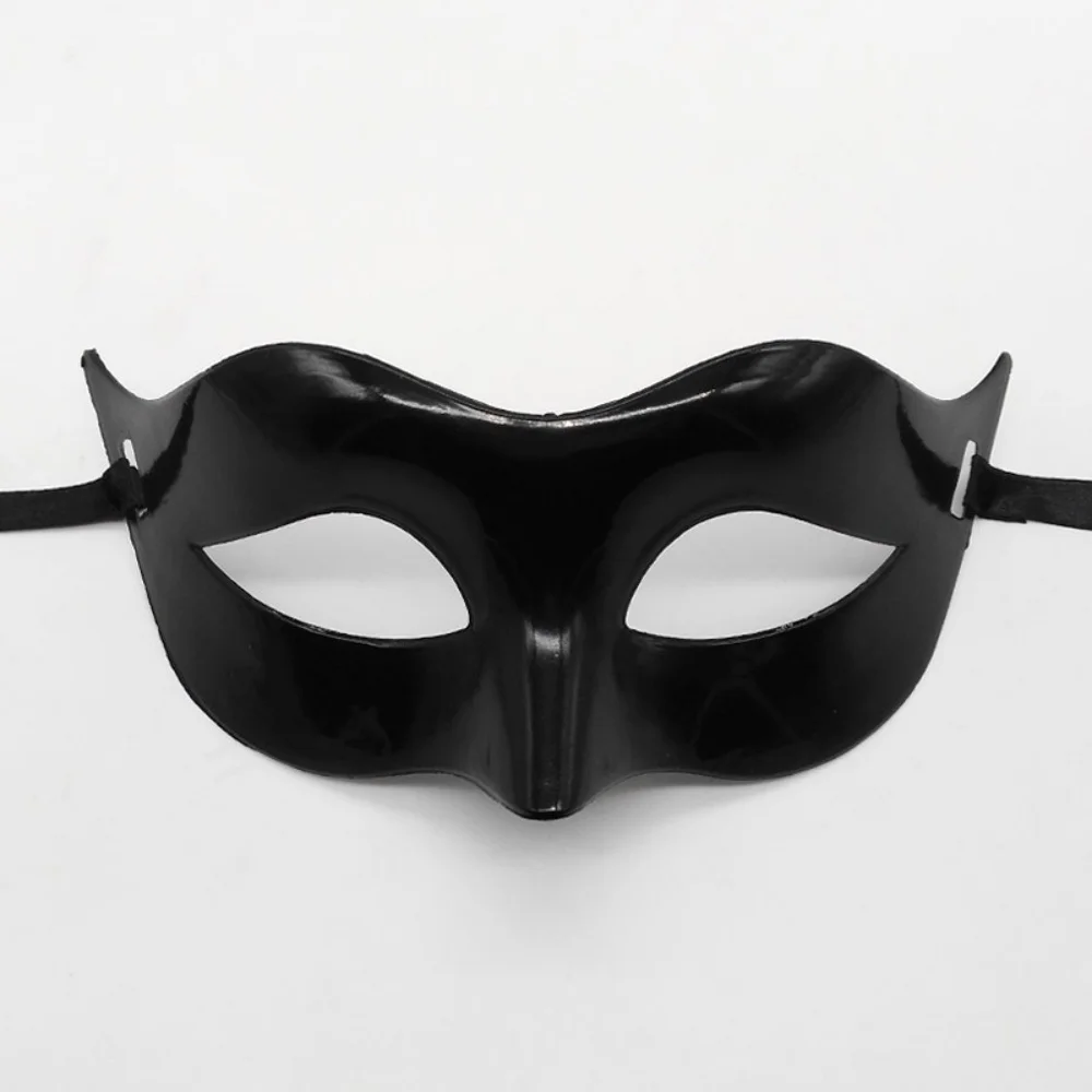 Donna Uomo Maschera in maschera Gentiluomo sexy Prom Mezza maschera Halloween Party Prop Costume cosplay retrò Decorazione maschera di carnevale