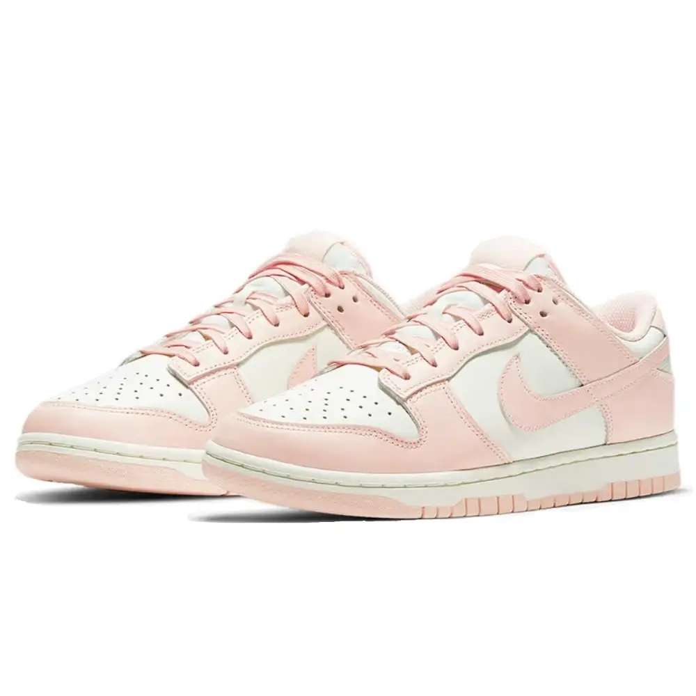 WMNS NIKE DUNK LOW DD1503-102 Women's Dunk Orange Pearl" Low-Top Classic Retro Fashionable Versatile Lightweight Shoes