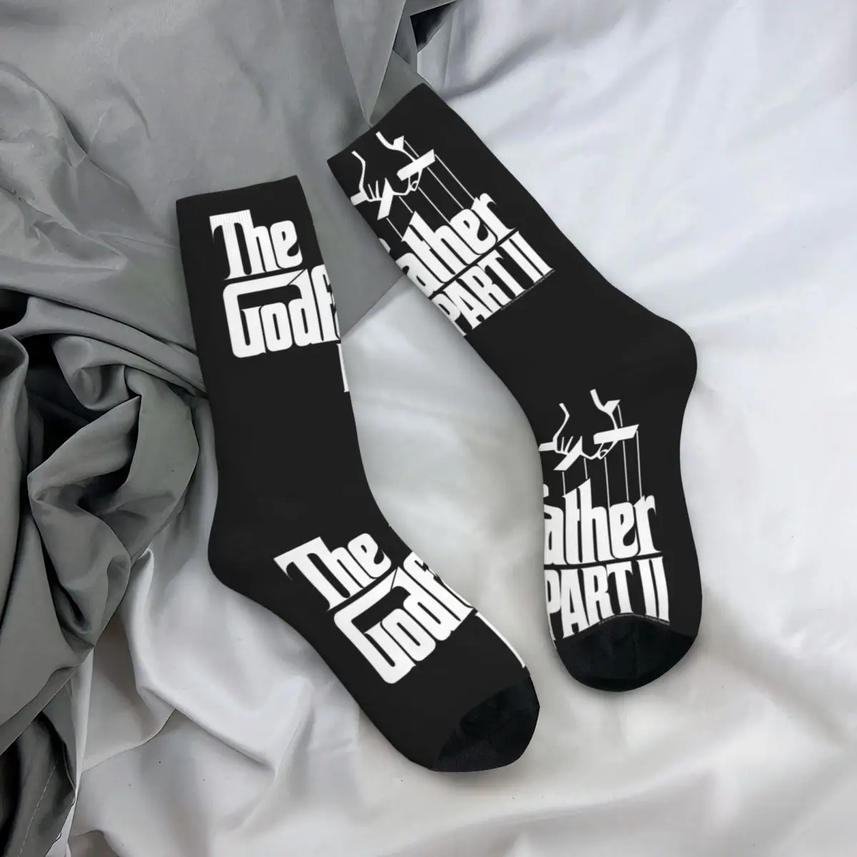 The Godfather Socks Film Logo Trendy Stockings Winter Anti Skid Unisex Socks High Quality Custom Running Socks