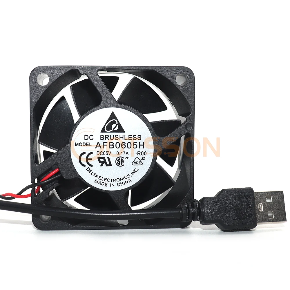 6CM USB cooling fan AFB0605H DC5V 0.47A 60MM 60*60*25MM USB cooler