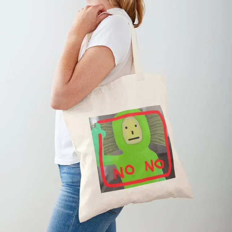 

No No Square Tote Bag large size bags personalized tote bag hand bag shopper women canvas