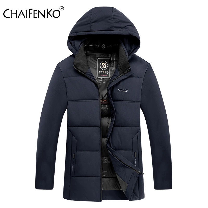 Winter Fashion Simplicity Solid Color Leisure Windproof Big Pocket Man Coats New Removable Hat Keep Warm Thickening Man Parkas