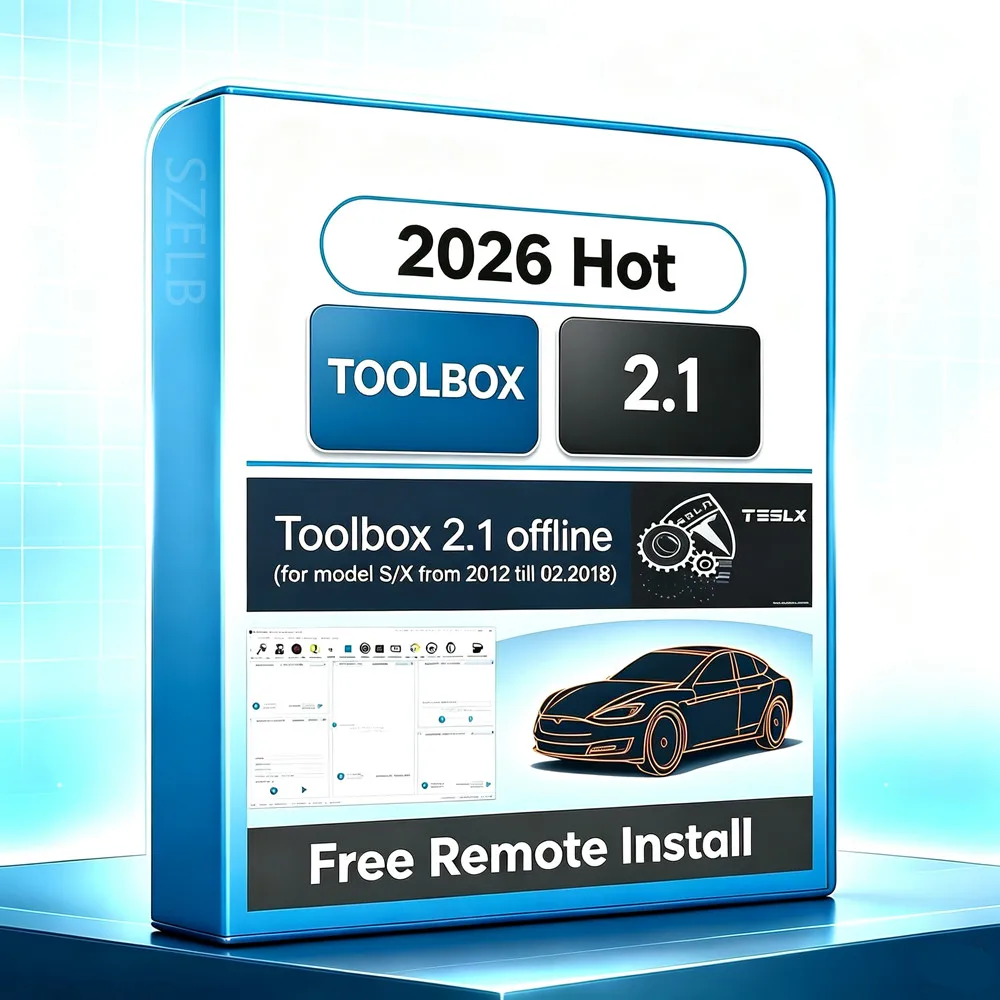 Diagnostic Software For Tesla Toolbox 2.1 Toolbox 3 Model S X Fix A Fault Detection Before 2022.8, Need Fakra Cable Free Install