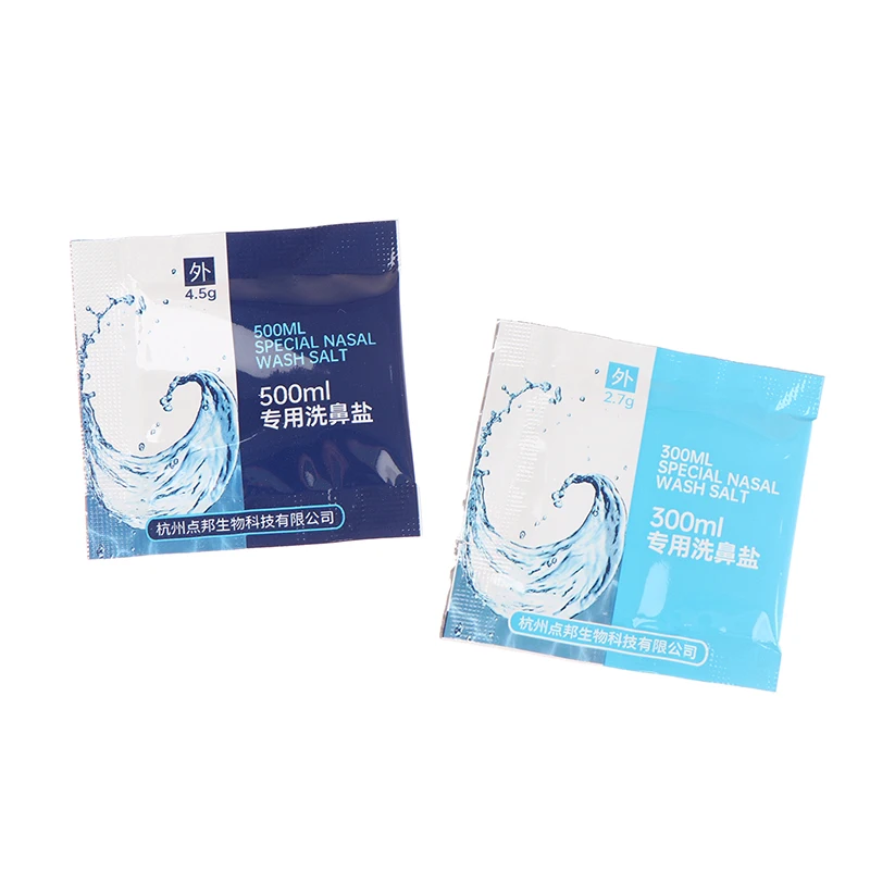 30PCS/Box Nasal Wash Salt Rinse Mix Allergic Rhinitis Relief Nose Cavity Protector Irrigation for 2.7g 4.5g Adults Nose Cleaner