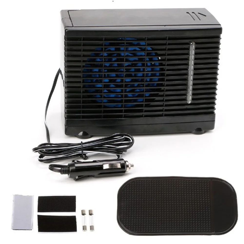 12V Car Air Conditioner Cooler Portable Home&Car Cooling Fan Water Ice Evaporative Car Truck Water Air Conditioner Cooler Parts