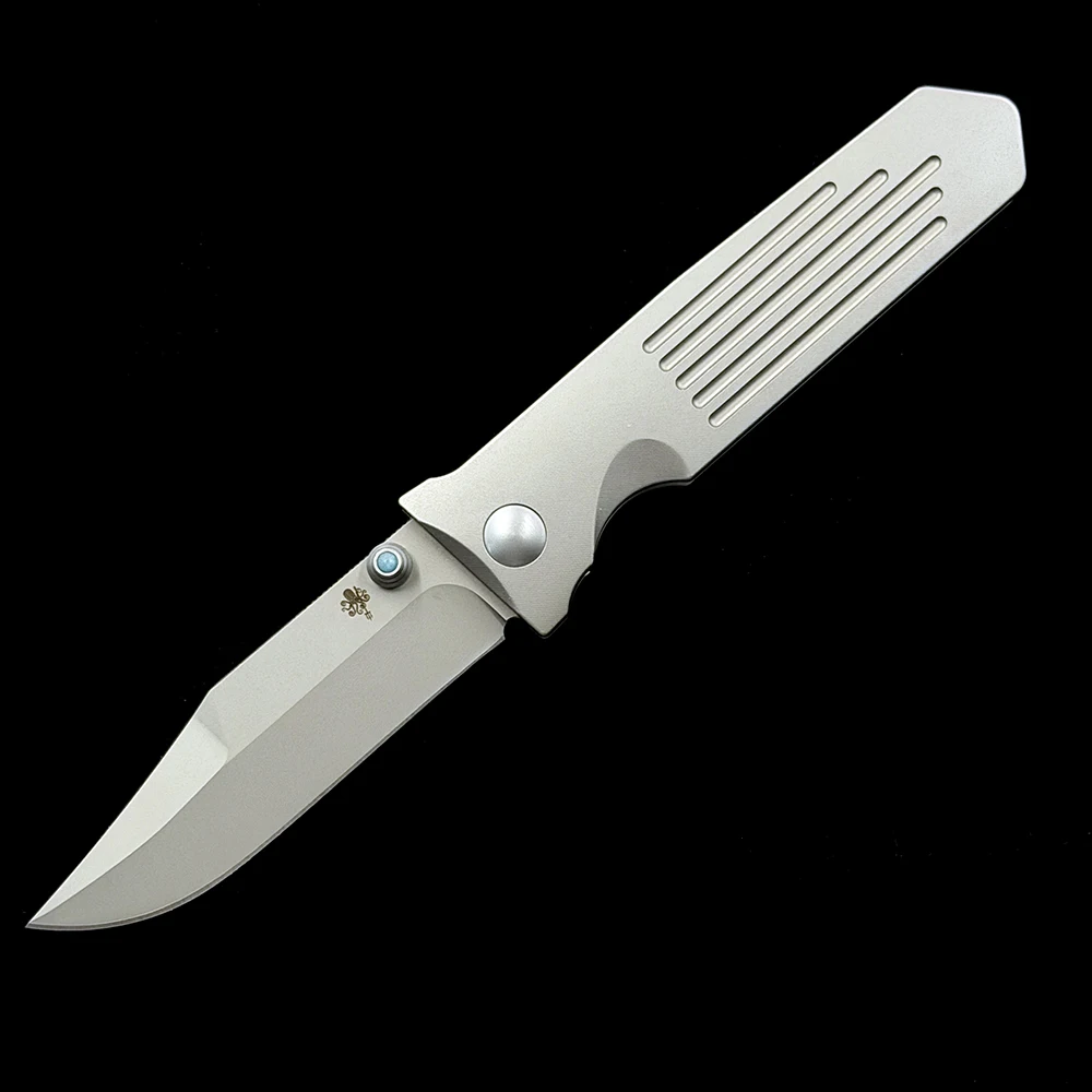 Prometheus Design Werx PDW STS Folding Knife M390 Blade, Titanium Handles Knives