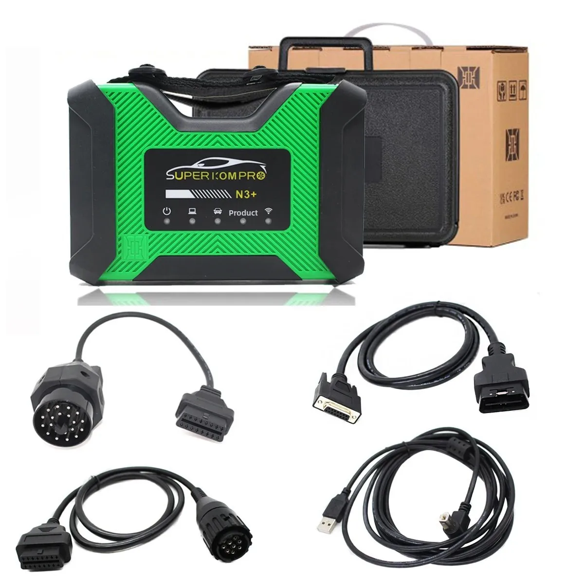 New SUPER ICOM PRO N3+ Adapter WIFI OBD2 Scanner SUPER USB 3.0 Full Configuration Cars Fault Diagnostic Instrument Tools