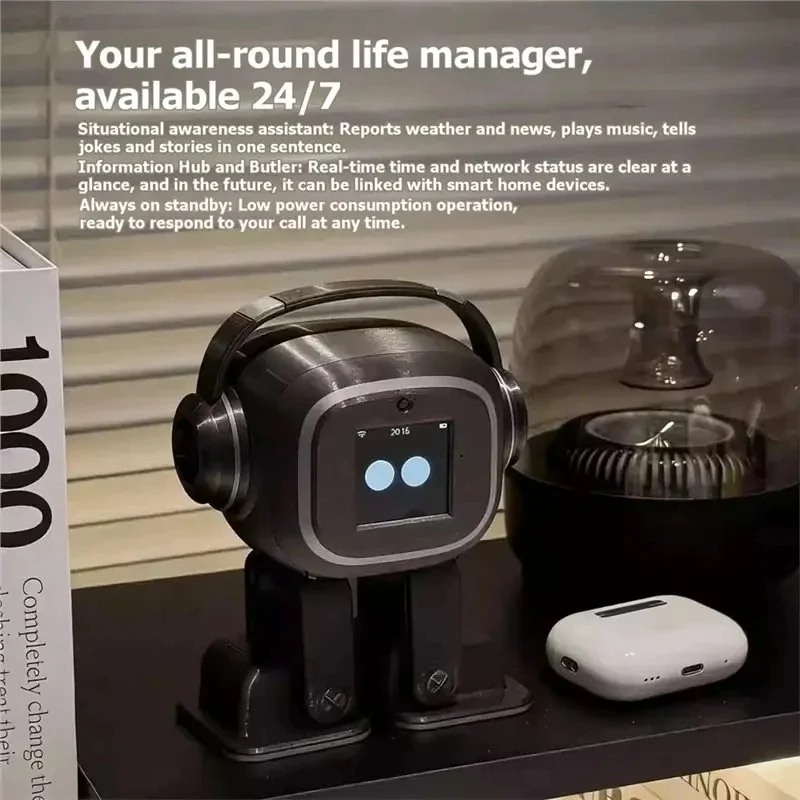 Multi‑Functional AI Robot, Talking & Dancing Emotional Companion, Desktop Home Decor, Toy Gift for Kids & Adults