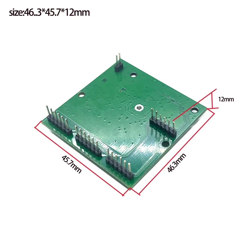 Módulo Mini PBCswitch com 4 portas Switches de rede, PCB Board, 10 m, 100m, PBC