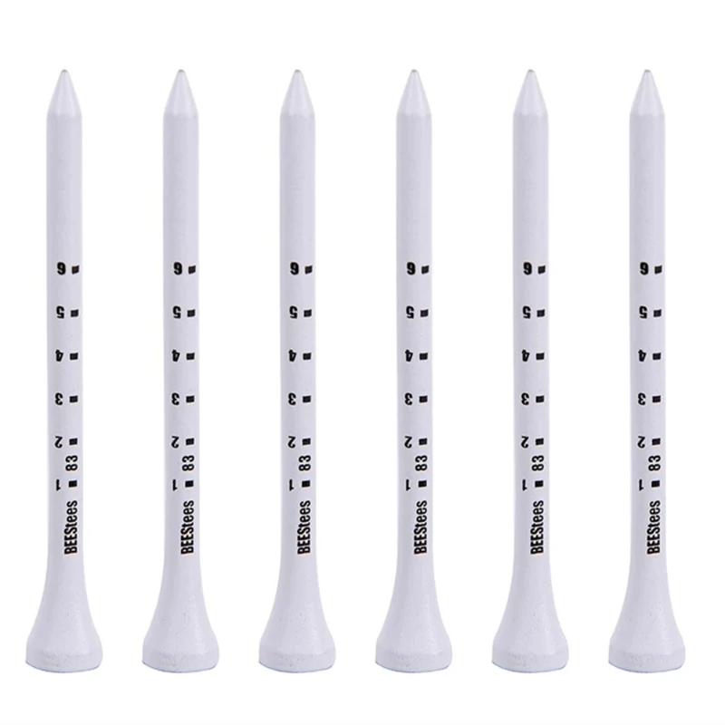 PGM 50 قطعة من تي شيرتات الجولف مقاعد خشبية متينة تثبيت الكرة على الدورة للحفاظ على مستوى المحملة المثالي لتحسين الدقة D7 #2