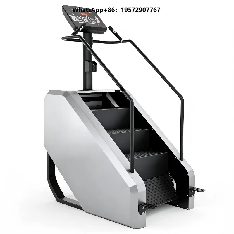 Electric Commercial Stair Climber Aerobic Step Machine Smart Mountain Climbing Non-Foldable Multi-Model Full Set Metal