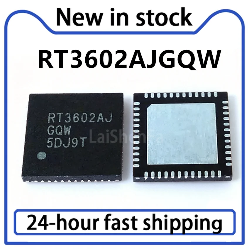 5PCS New RT3602AJGQW RT3602AJ Packaged QFN48 Switching Power Supply Chip IC in Stock