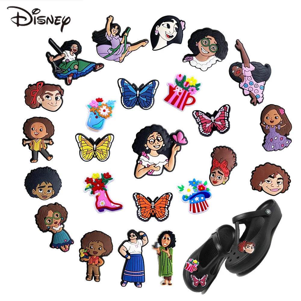 

Disney Encanto Mirabel's Magic House Shoe Charms 9-100PCS DIY Craft Kit for Kids Family Party Favors,Birthday & Xmas Gifts