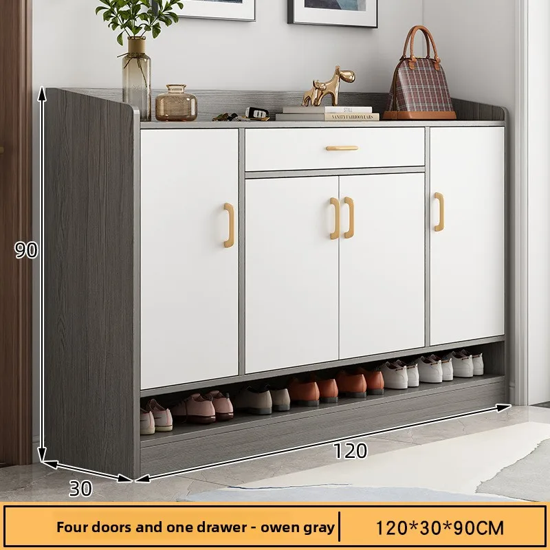 Modern Household shoe rack large capacity multi-layer storage locker dust shoe cabinet
