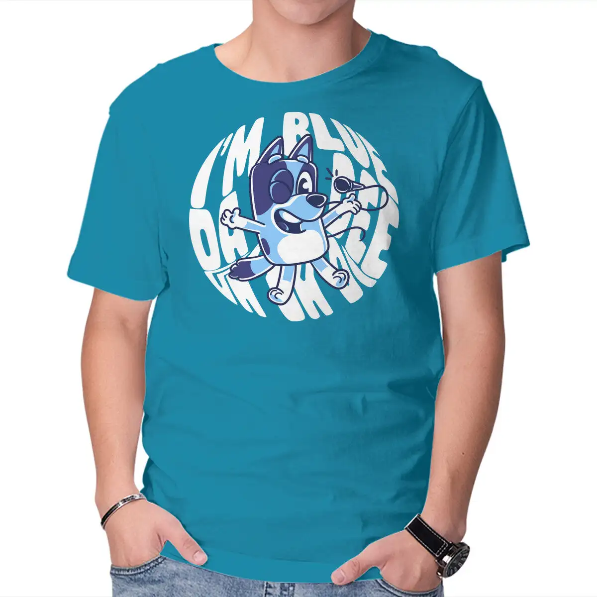 I'm Blue Da Ba Dee Anime Graphic T-shirts For Men Clothing Women Short Sleeve Tees New Arrivals Unisex Summer